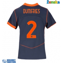 Inter Milan Denzel Dumfries #2 Rezervni Dres za Ženska 2025-26 Kratak Rukav